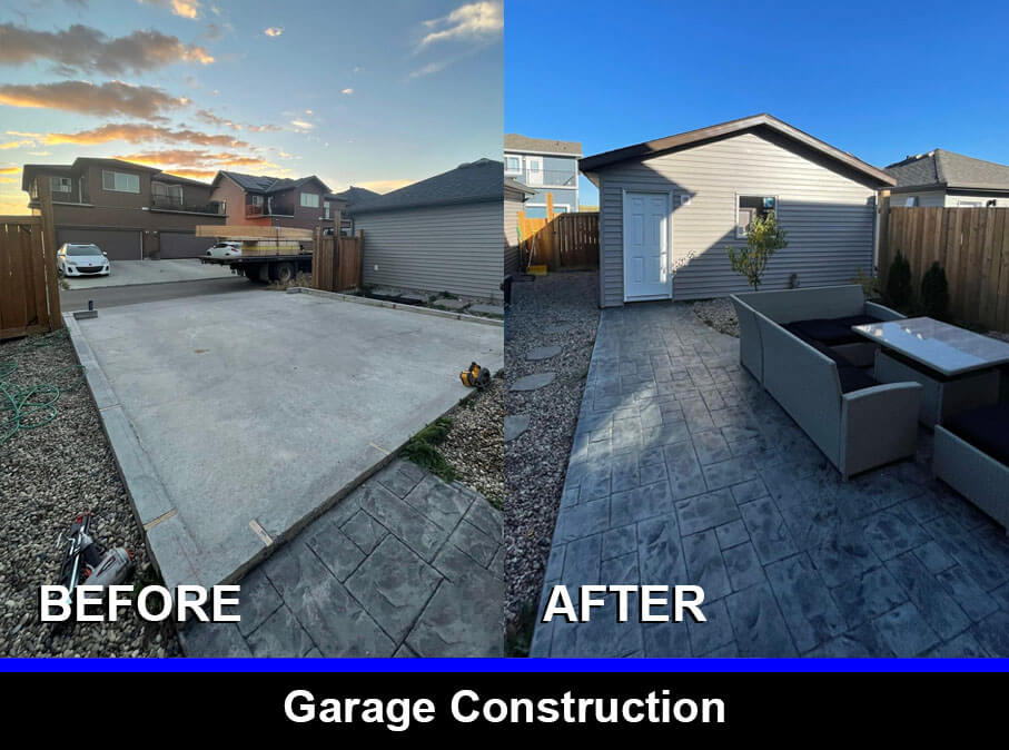 Garage before after Garage before after